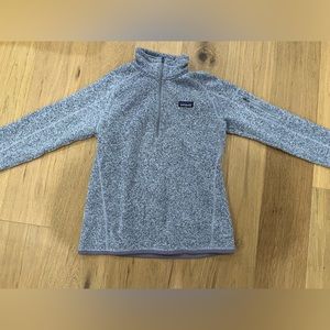 Purple Patagonia Quarter Zip